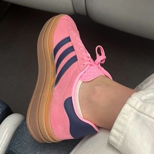 Adidas Gazelle Bold ‘Pink Glow’ Platform Sneakers